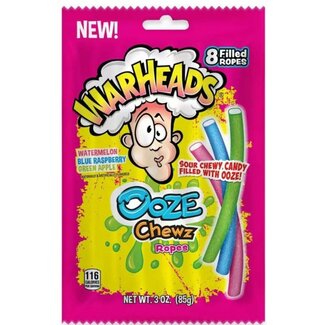 Warheads Warheads Ooze Chewz Ropes 12x85g