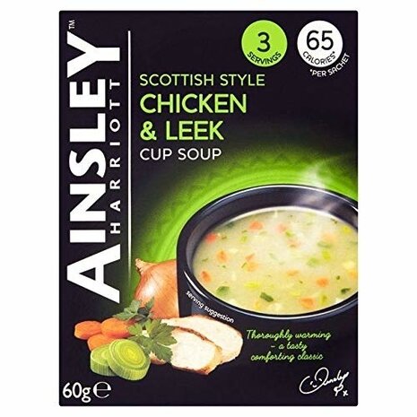 Ainsley Harriott Ainsley Harriott Chicken & Leek Soup 12x3pk Ainsley Harriott Ainsley Harriott Chicken & Leek Soup 12x3pk