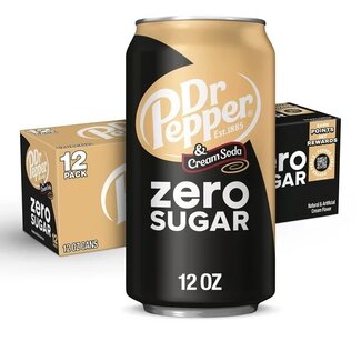 Dr Pepper Dr Pepper Zero Cream Soda 1x12pk