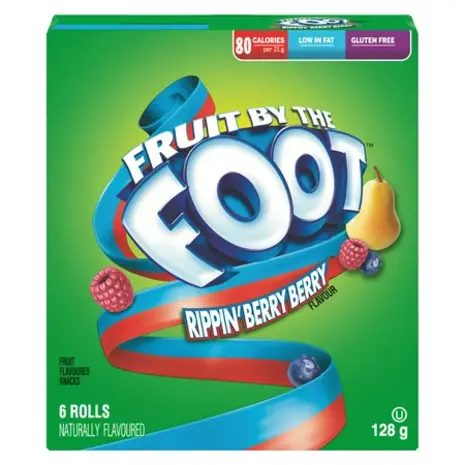 Betty Crocker Fruit By The Foot Rippin' Berry 12 x 128g Betty Crocker Fruit By The Foot Rippin' Berry 12 x 128g