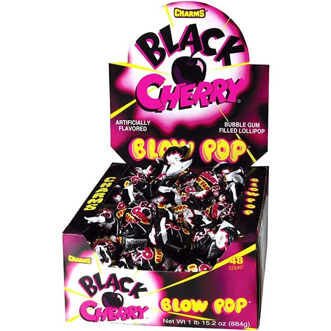 Charms  Charms Blow Pop Black Cherry 1x48ct