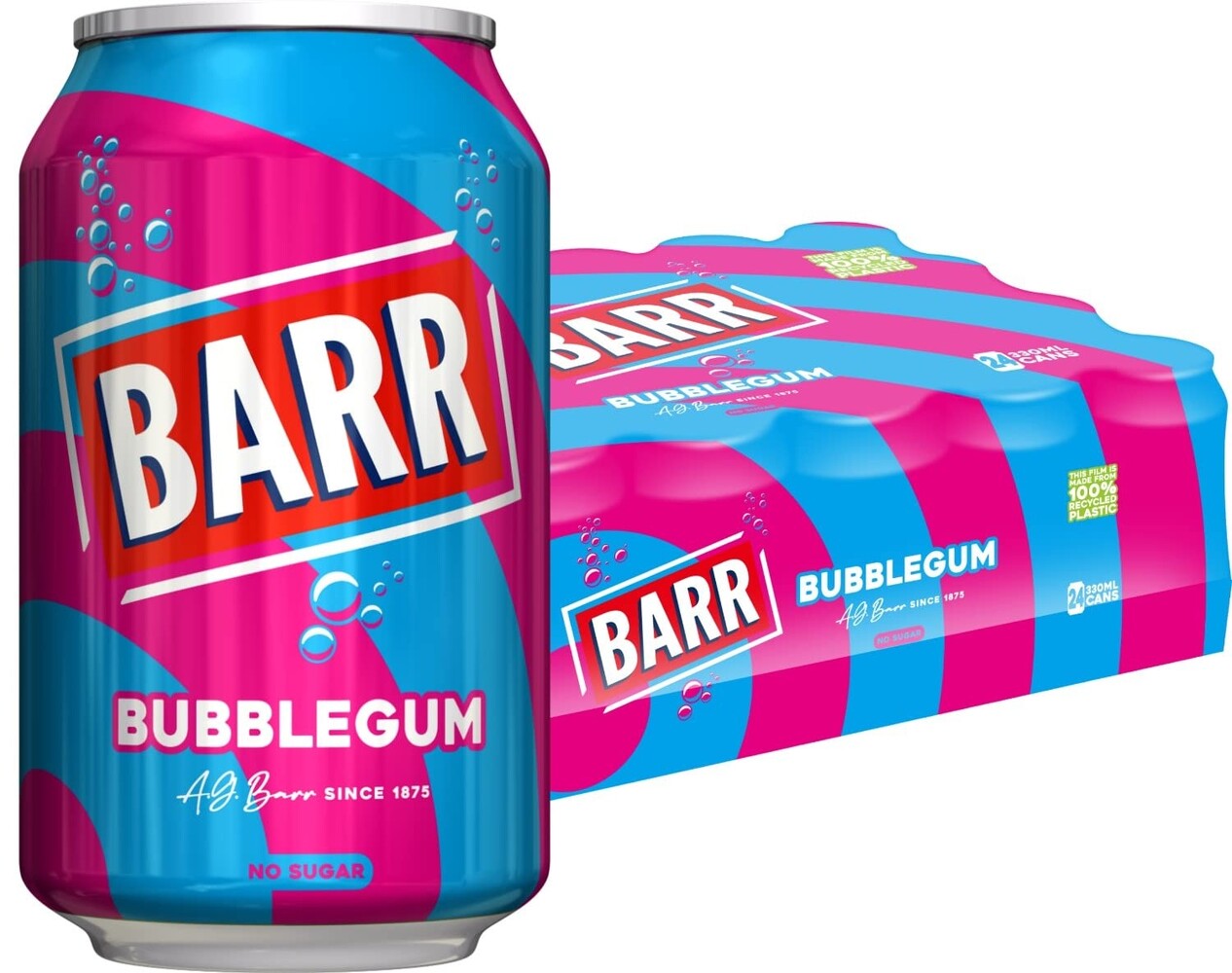 Barr Bubblegum Multipack 1x24pk Kellys Wholesale & Distribution