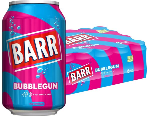 barr Barr Bubblegum Multipack 1x24pk barr Barr Bubblegum Multipack 1x24pk