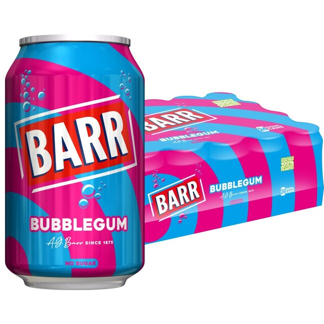 Barr Barr Bubblegum Multipack 1x24pk