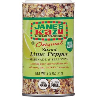 Jane's Krazy Jane's Krazy Seasonings Mixed Up Lime Pepper 12x70g