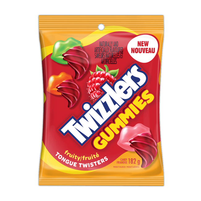 Twizzlers Twizzlers Tongue Twisters Fruity Gummies 10x182g