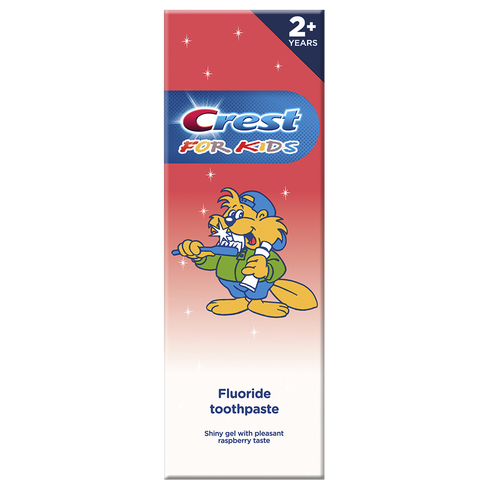 Crest For Kids Toothpaste Raspberry 12x50ml Kellys Wholesale