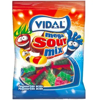 Vidal Vidal Mega Sour Mix 14x90g