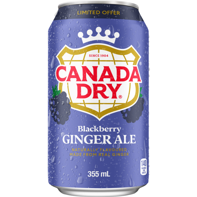 Canada Dry Canada Dry Blackberry Ginger Ale 12x355ml