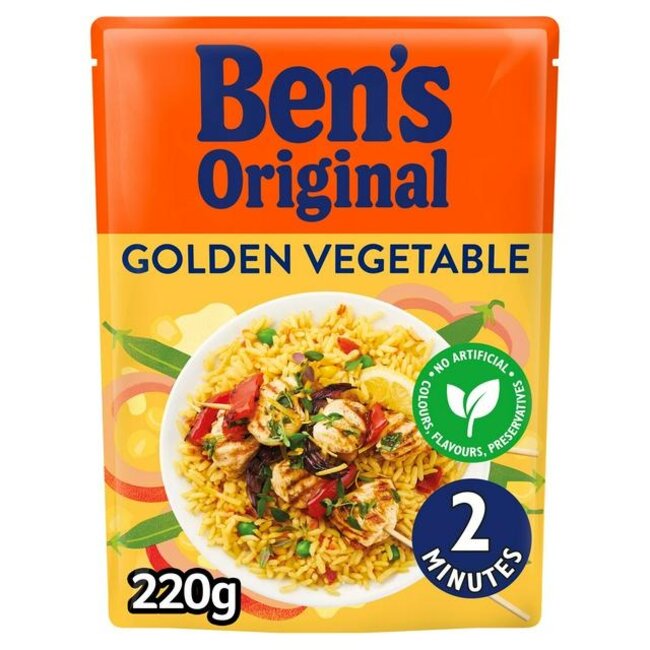 Ben's Original Golden Vegetable Rice 6x220g