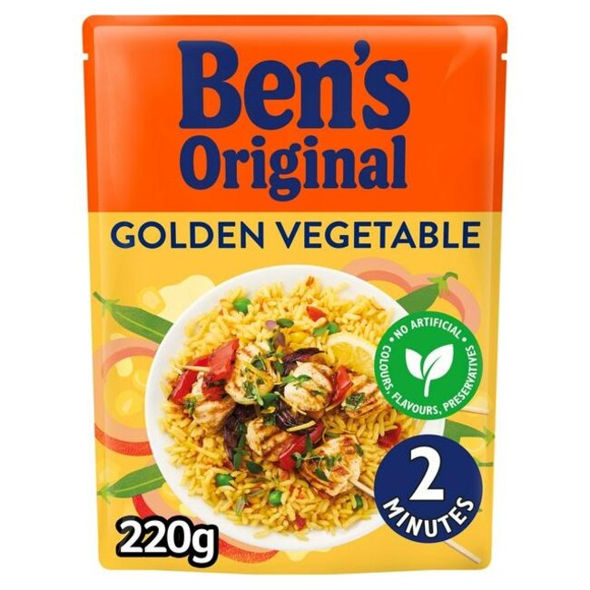 Uncle Ben's Ben's Original Golden Vegetable Rice 6x220g