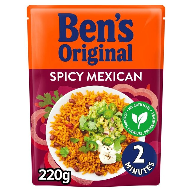 Uncle Ben's Ben's Original Spicy Mexican Rice 6x220g