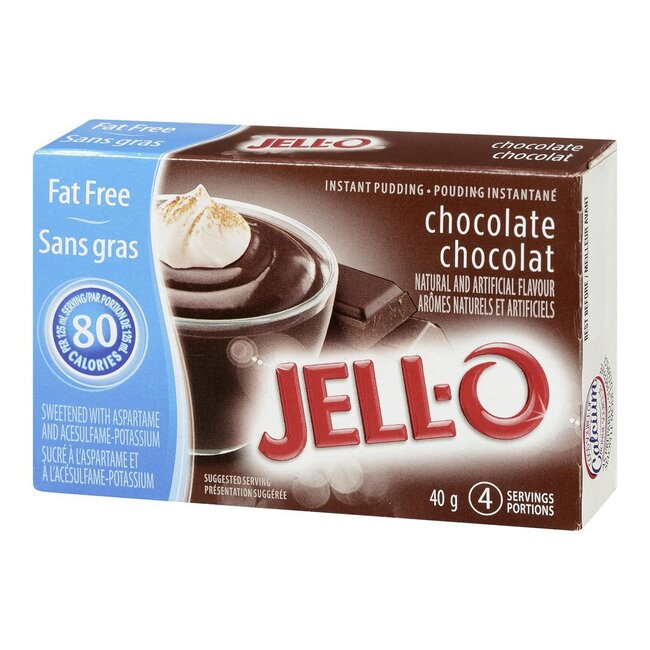Jell-O Jell-O Instant Pudding Fat Free Chocolate 24x40g