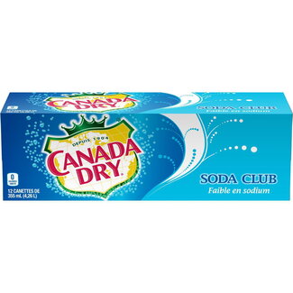 Canada Dry Canada Dry Club Soda 12x355ml BBD: 10-06-2024