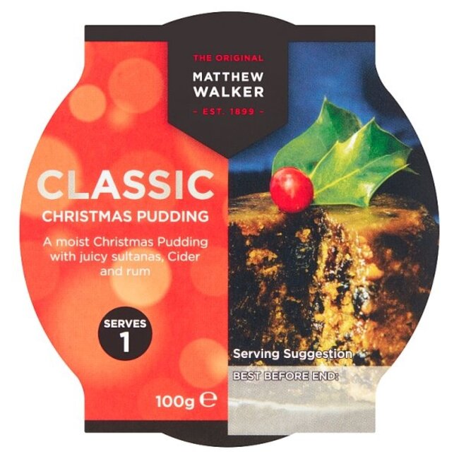 Matthew Walkers Matthew Walkers Classic Christmas Pudding 36x100g
