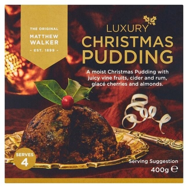 Matthew Walker Luxury Christmas Pudding 12x400g