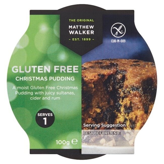 Matthew Walkers Matthew Walker Christmas Pudding Gluten Free 18x100g