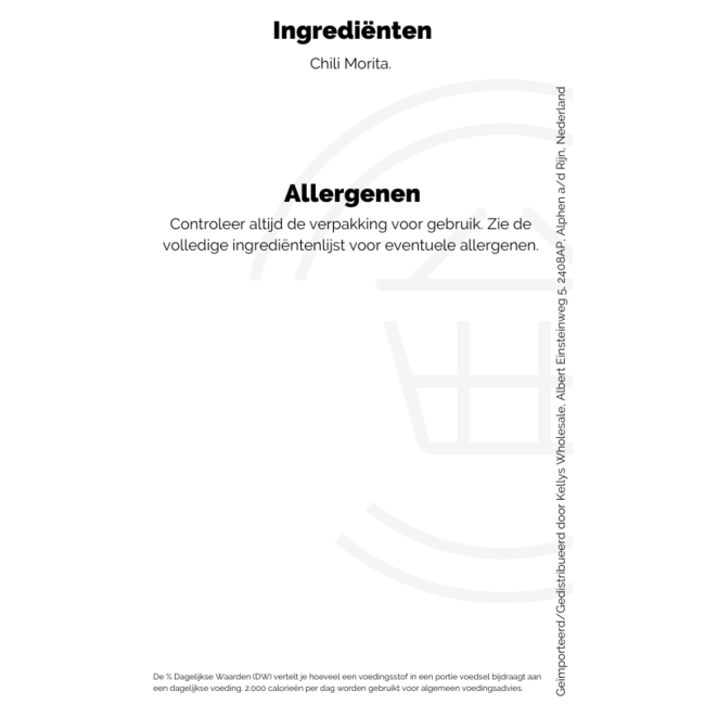 Xatze Morita Chilies 12x75g