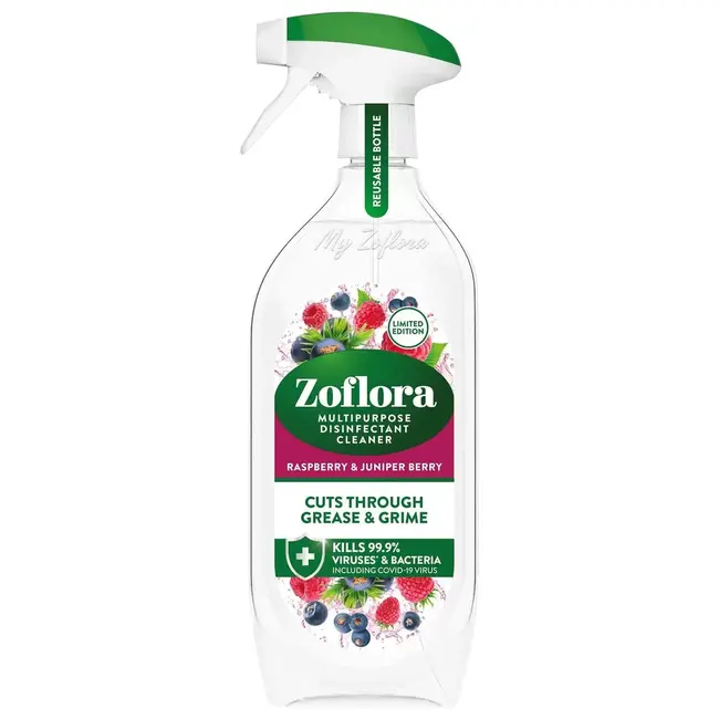 Zoflora Zoflora Disinfectant Cleaner Raspberry & Juniper Berry 6x800ml