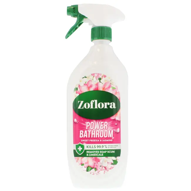 Zoflora Zoflora Power Bathroom Cleaner Freesia & Jasmine 8x800ml