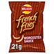 Walkers Crisps French Fries Worcester Sauce 32x21g THT: 27-01-2024 Walkers Crisps French Fries Worcester Sauce 32x21g THT: 27-01-2024