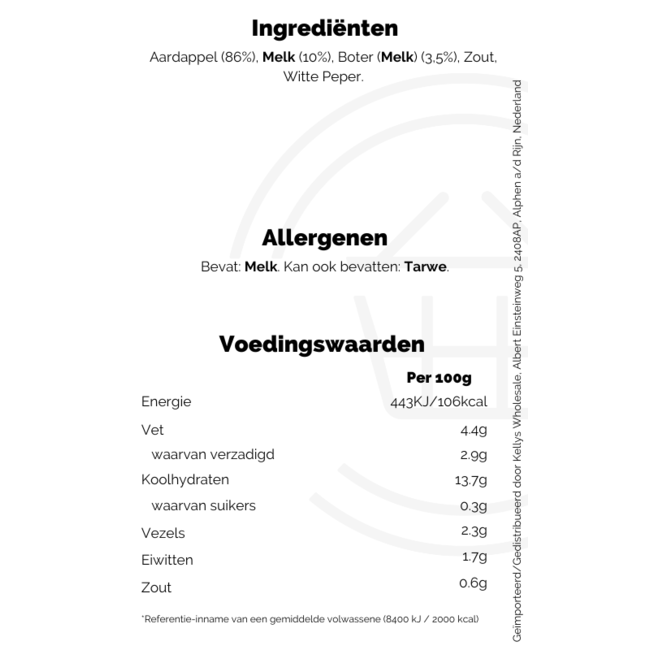 Iceland Perfect Mashed Potato 16x700g