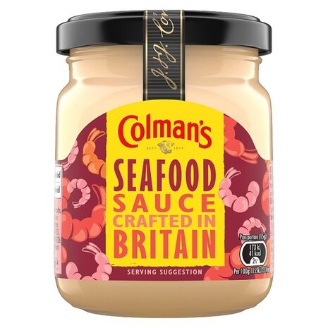 Colman's Colman's Seafood Sauce 8x155g Colman's Colman's Seafood Sauce 8x155g