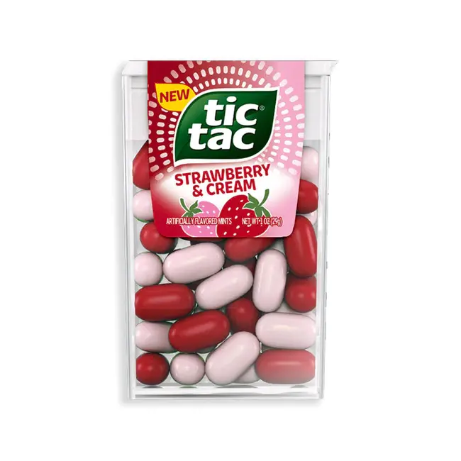 Tic Tac Tic Tac Strawberry & Cream 12x28g