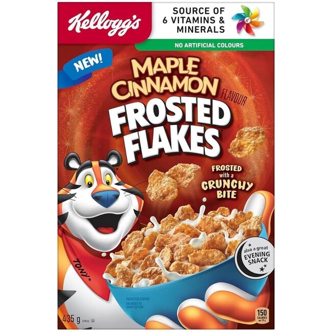 Kellogg's Kellogg's Frosted Flakes Maple Cinnamon 16x435g