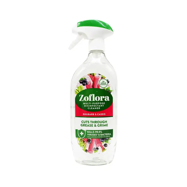 Zoflora Zoflora Disinfectant Cleaner Rhubarb & Cassis 6x800ml
