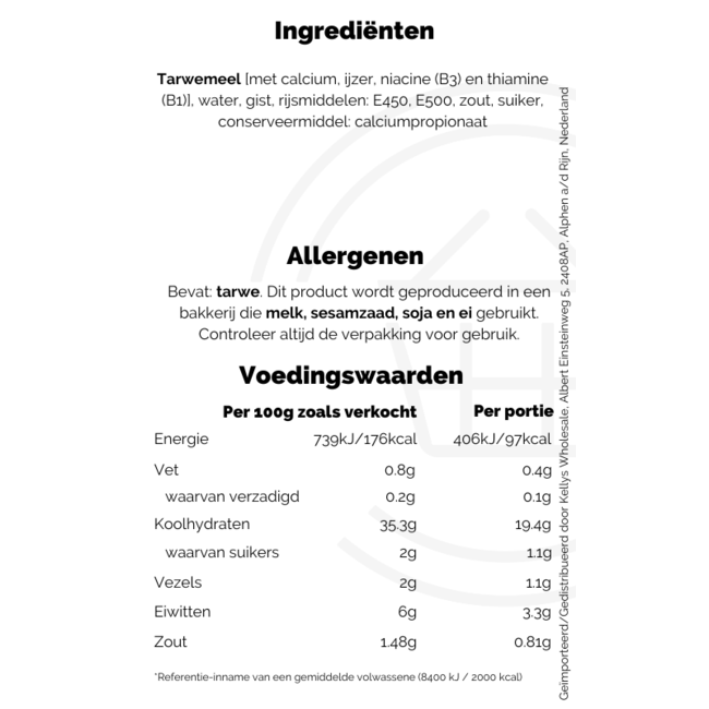 Warburtons  6 Crumpets 24 x 390g