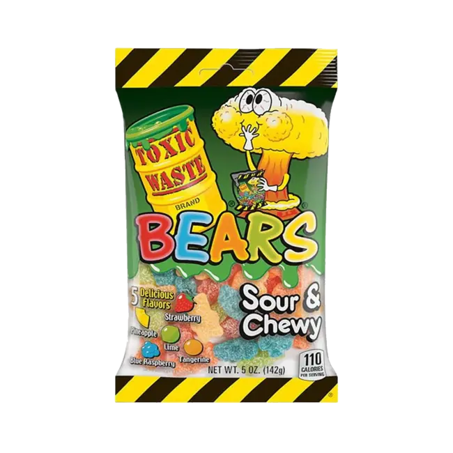 Toxic Waste Toxic Waste Sour Gummy Bears 12x142g