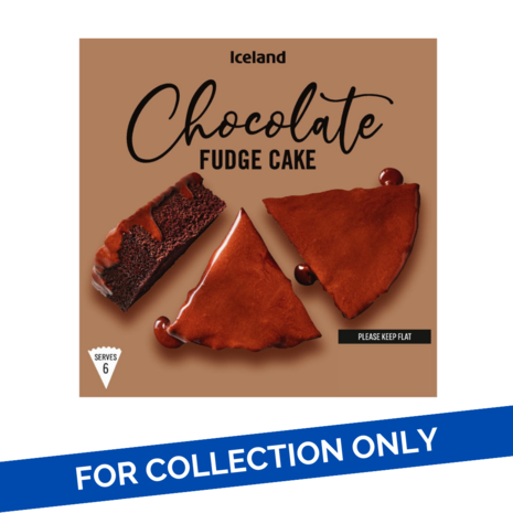 Iceland Iceland Chocolate Fudge Cake 6x450g Iceland Iceland Chocolate Fudge Cake 6x450g