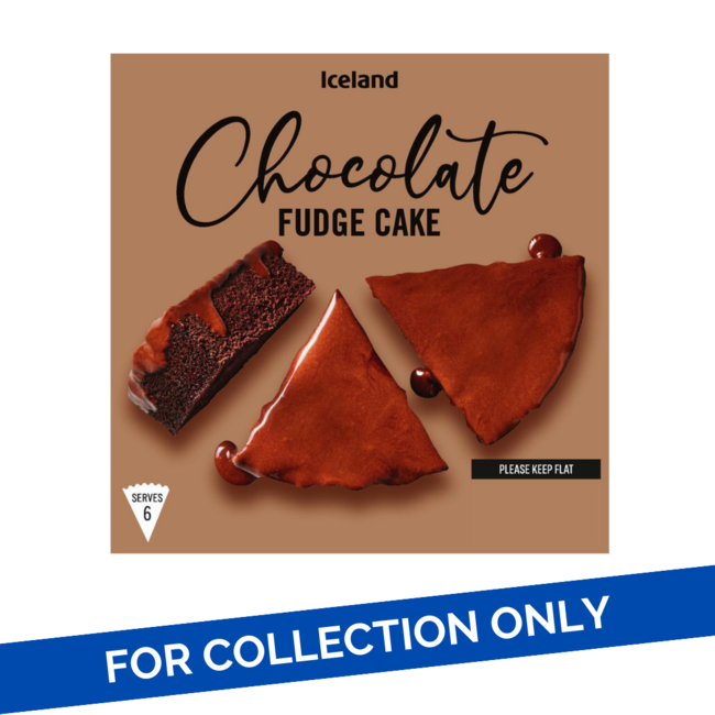 Iceland Chocolate Fudge Cake 6x450g