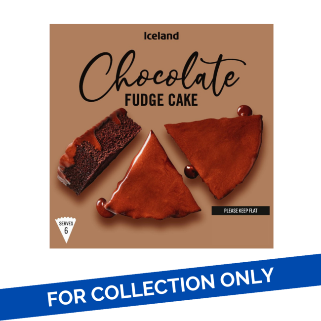 Iceland Iceland Chocolate Fudge Cake 6x450g