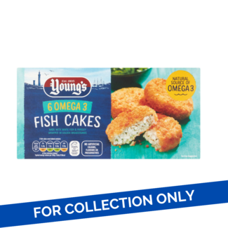 Young's Young's 6 Omega 3 Fish Cakes 16x300g