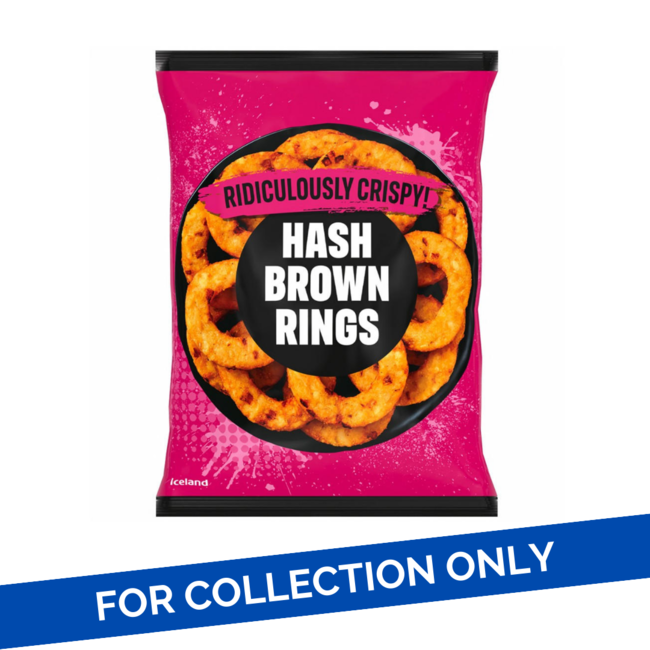 Iceland Iceland Hash Brown Onion Rings 12x800g