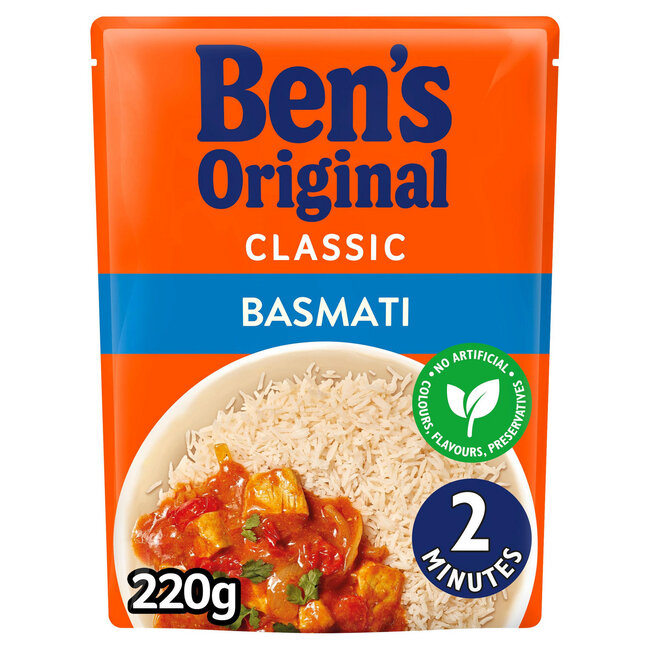 Ben's Original Basmati Rice 6x220g