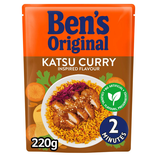 Uncle Ben's Ben's Original Katsu Curry Rice 6x220g