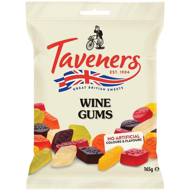 Taveners Taveners Wine Gums 12x165g