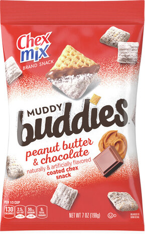 Chex Chex Mix Muddy Buddies Peanut Butter Choc 10x198g Chex Chex Mix Muddy Buddies Peanut Butter Choc 10x198g