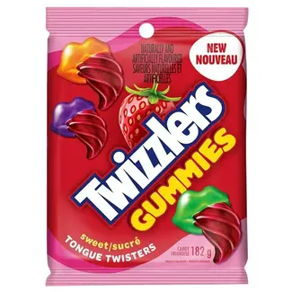 Twizzlers Twizzlers Tongue Twisters Sweet 10x182g BBD: 30-09-2024