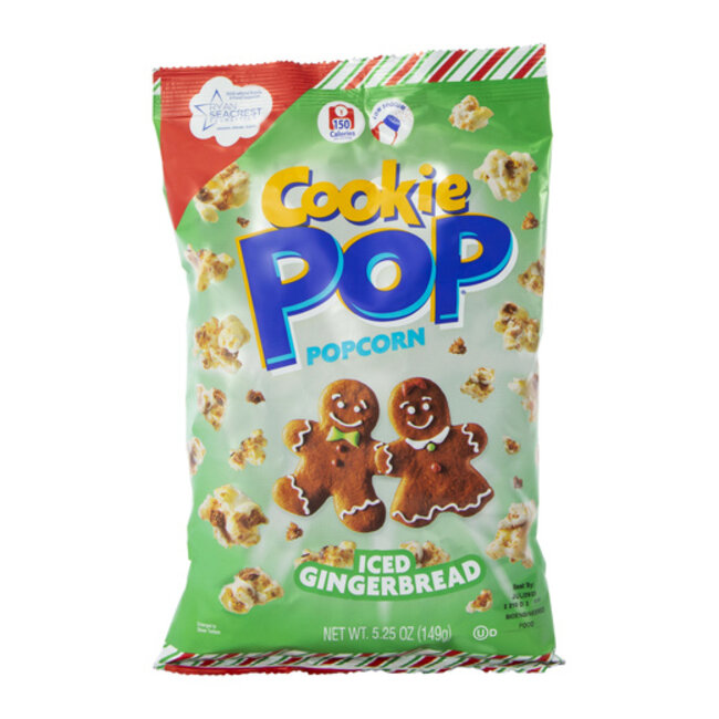 Candy Pop Candy Pop Iced Gingerbread Popcorn 12x149g BBD: 21-09-2024