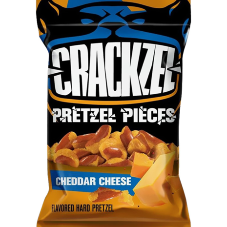 Crackzel Crackzel Cheddar Cheese Pretzels 24x85g Crackzel Crackzel Cheddar Cheese Pretzels 24x85g