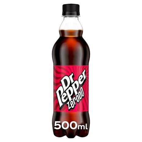 Dr Pepper (UK) Dr Pepper Zero 12x500ml Dr Pepper (UK) Dr Pepper Zero 12x500ml