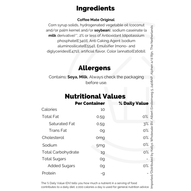 Coffee-Mate Original 12x11oz
