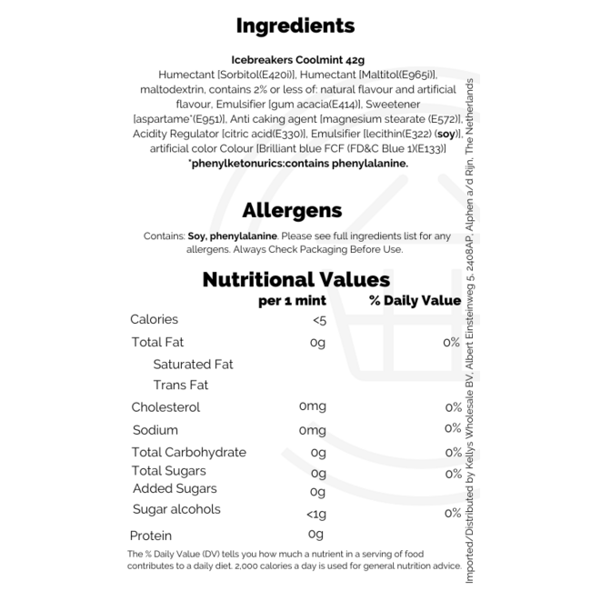 Ice Breaker Mints Coolmint 8x42g