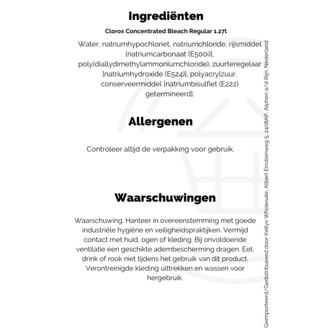 Clorox Original 6x1.27ltr