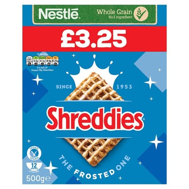 Nestle Frosted Shreddies PM¬£3.25 6x500g
