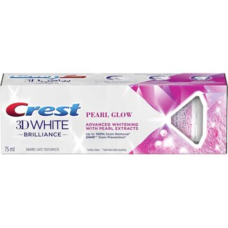 Crest Toothpaste Crest Toothpaste 3D White Brilliance Pearl Glow 12x75ml